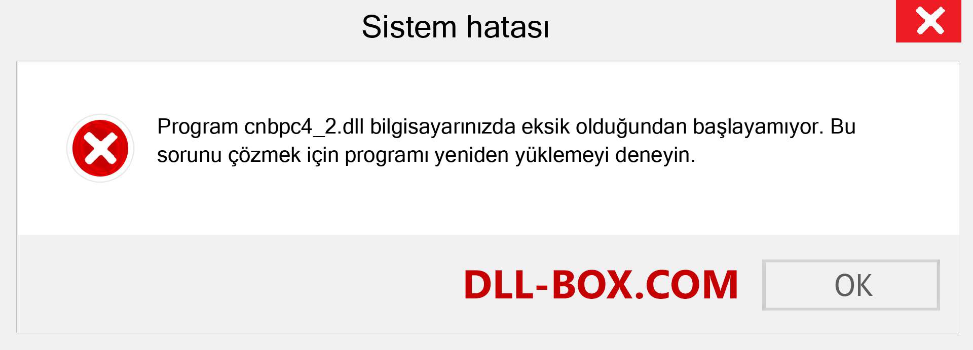 cnbpc4_2.dll dosyası eksik mi? Windows 7, 8, 10 için İndirin - Windows'ta cnbpc4_2 dll Eksik Hatasını Düzeltin, fotoğraflar, resimler